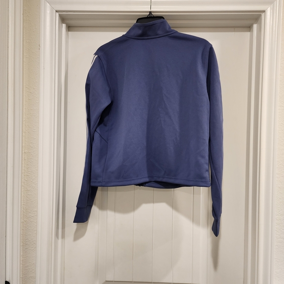 Women's adidas AEROREADY Training Essentials 3-Stripes Track Jacket Medium Gym - Picture 8 of 10